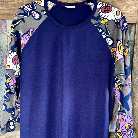 Bundle 5 LuLaRoe *HALLOWEEN* Shirts - All Size L - Picture 8 of 9
